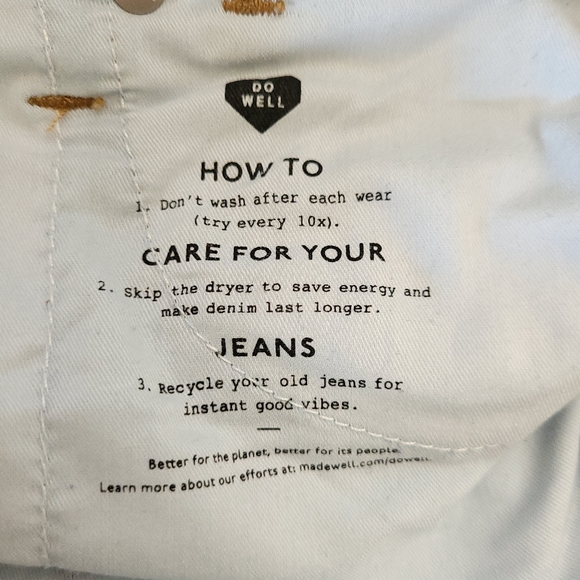 Madewell 10 High Rise Skinny Crop jeans, size 24 - Picture 15 of 16